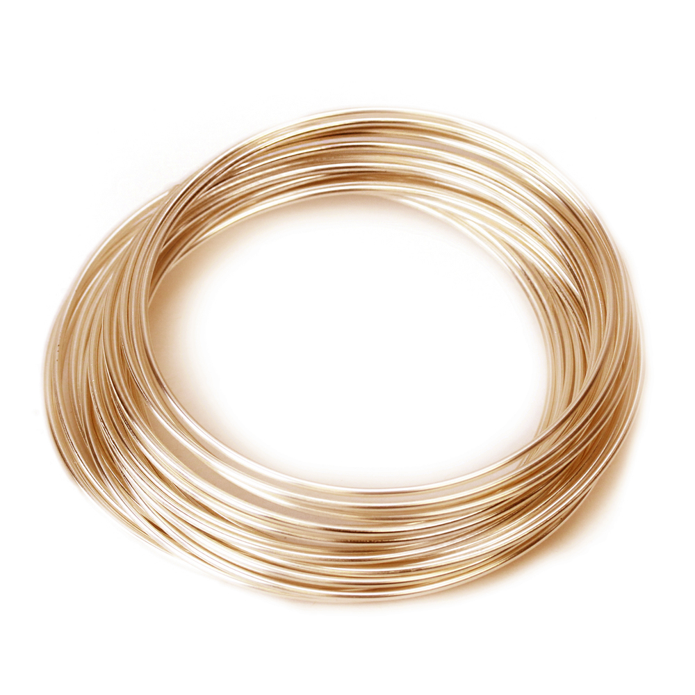 Wire & Sheet Metal 28g Gold Filled, Round, Dead Soft Wire -10ft